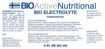 Bio Electrolyte - BANI0117 Bio Electrolyte 11 3 2020